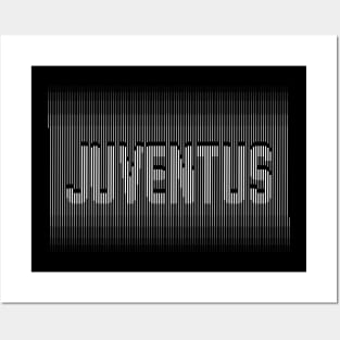 Juventus Line Design Posters and Art